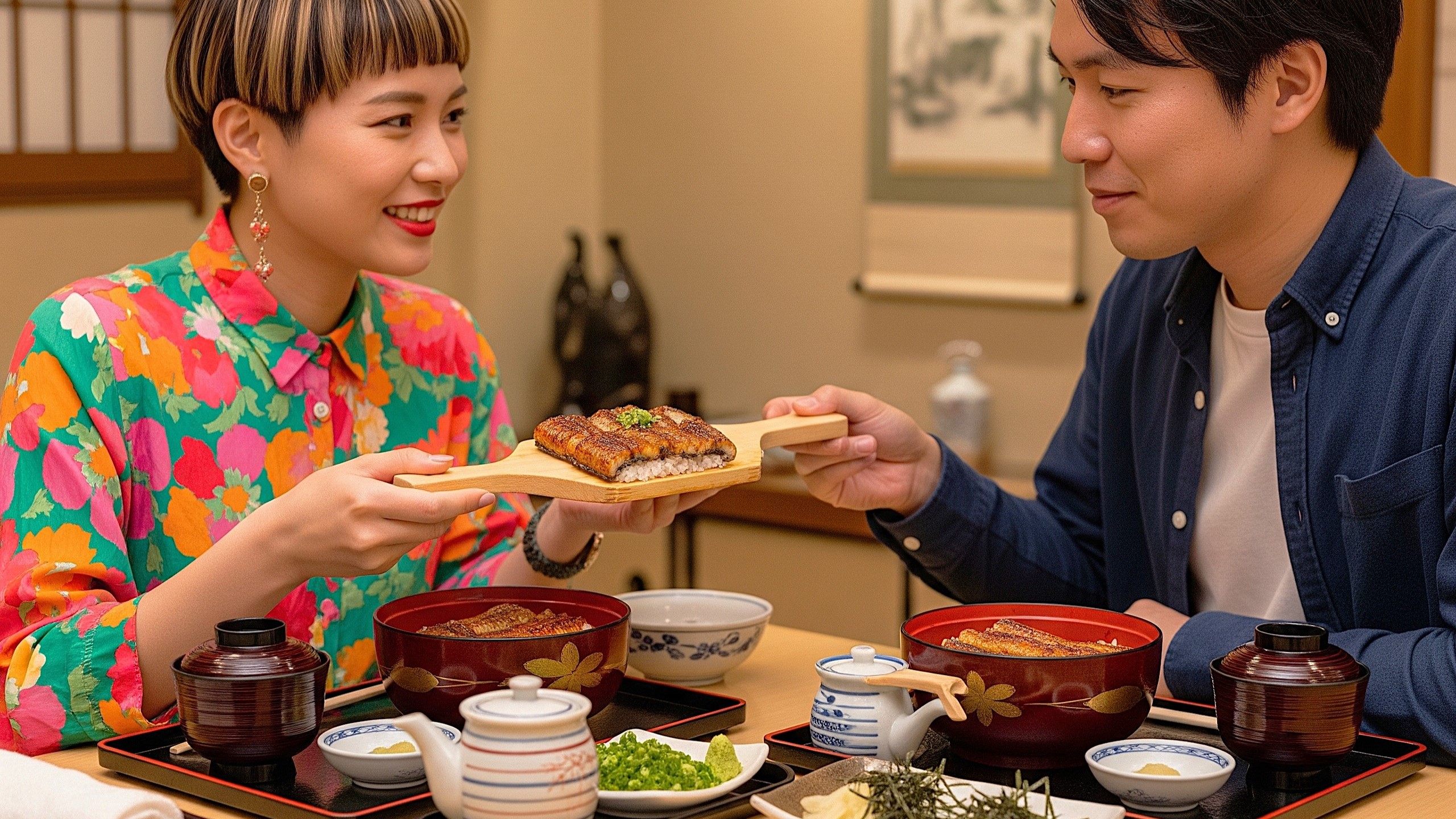 ひつまぶし：香ばしいウナギの香りで食欲倍増！