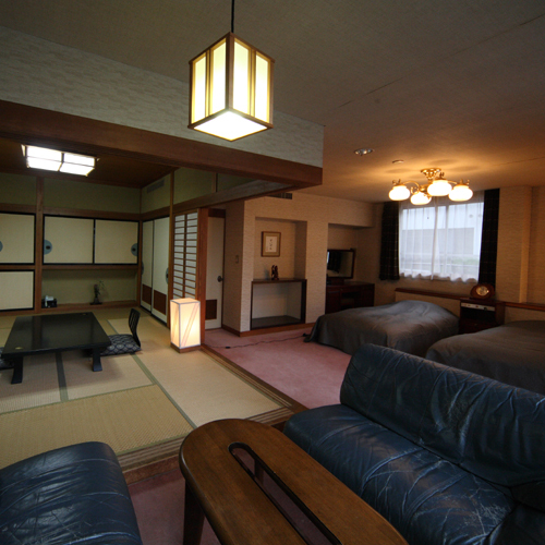 Japanese and Western rooms are also available