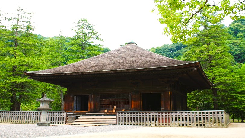 【国宝 白水阿弥陀堂】平安時代の浄土式庭園を兼ね備えた、類を見ない御堂