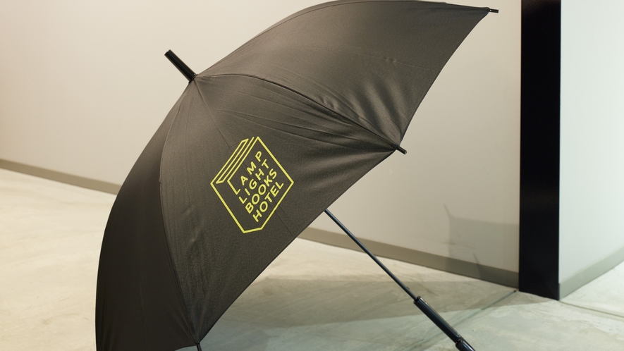 オリジナルロゴ入り雨傘 ※貸出備品