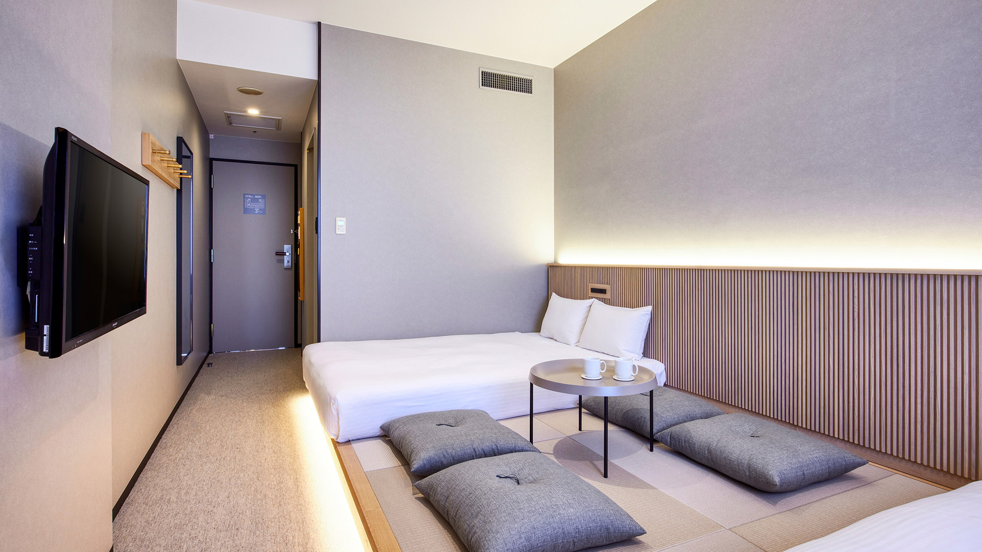 和モダンツイン｜明るく、かつ落ち着いた雰囲気の客室です。