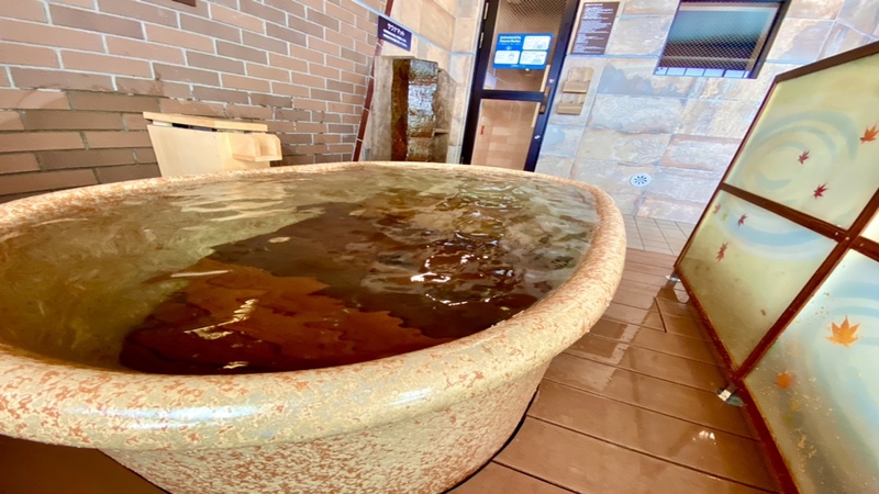 【天然温泉 芸州の湯】大浴場（最上階14階）水風呂(16-17℃)
