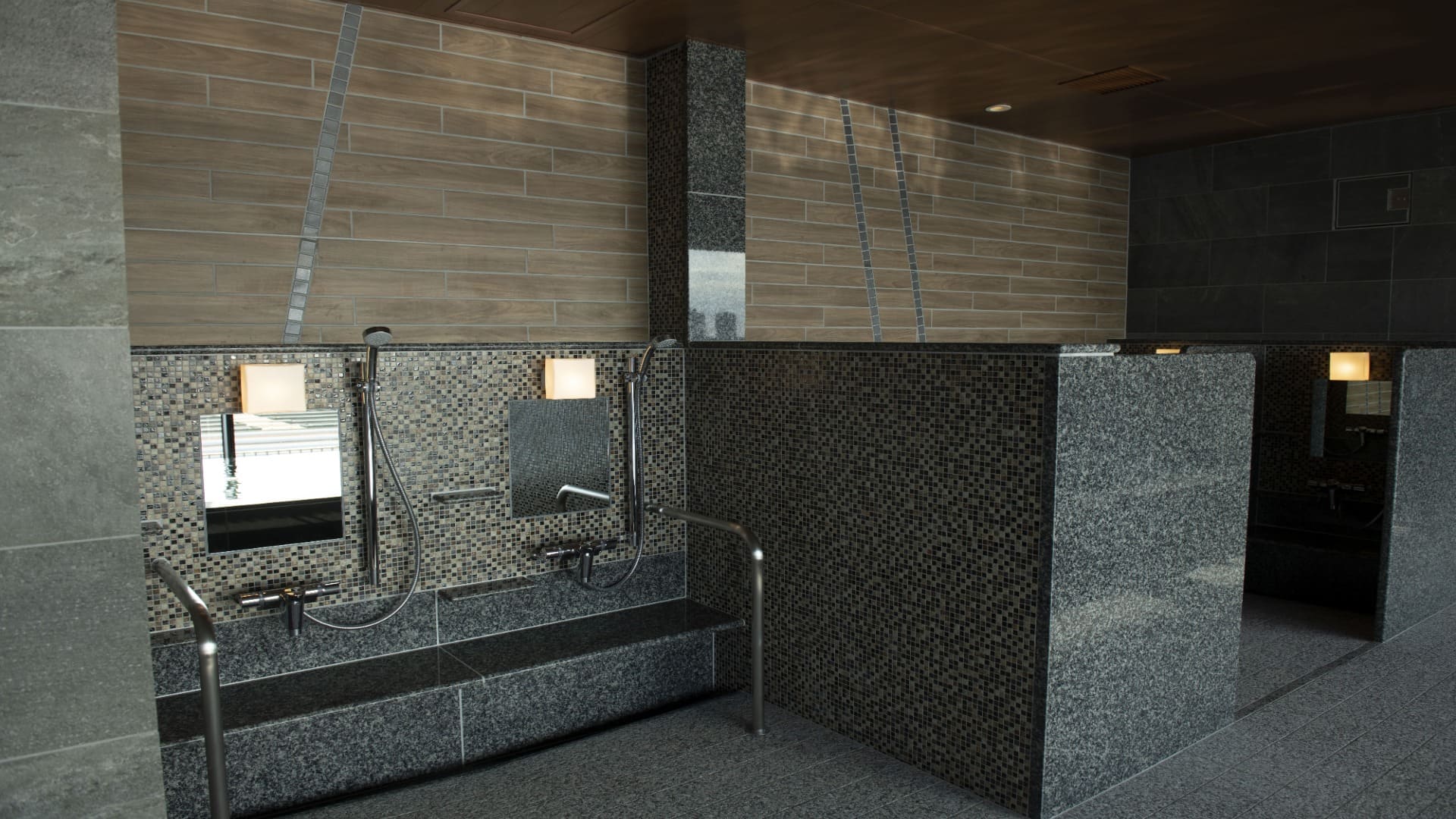 【最上階 眺望大浴場】洗い場