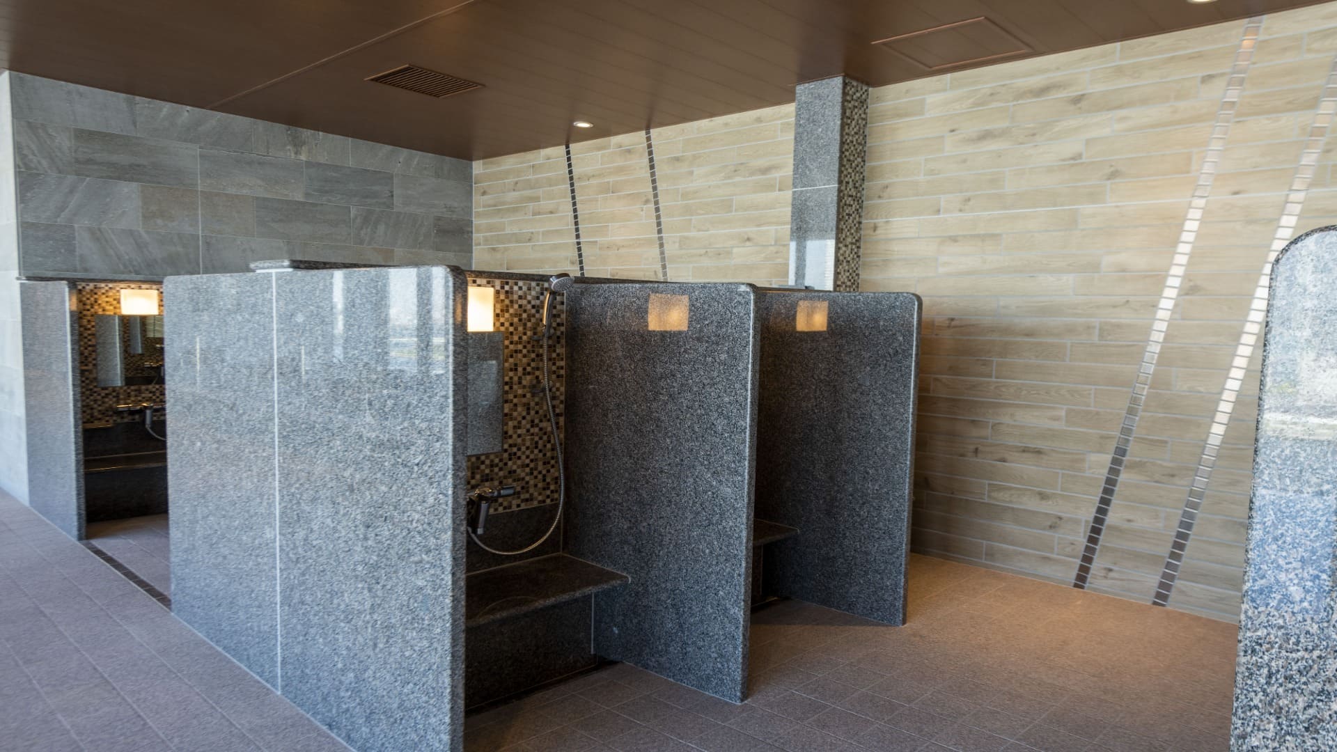 【最上階 眺望大浴場】洗い場