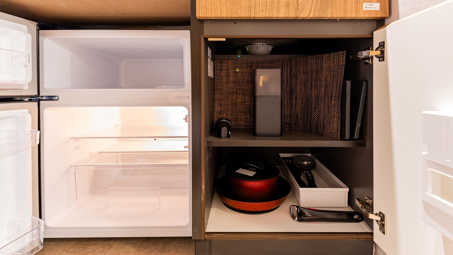 新　ミニキッチン　冷蔵庫