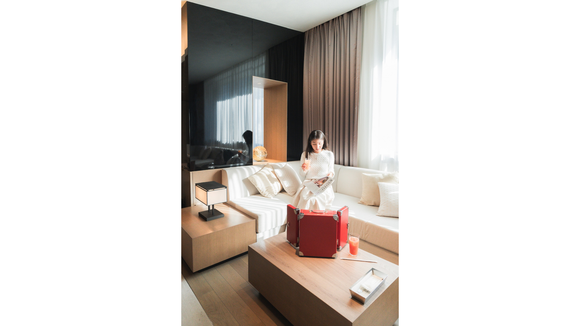 ホテル1Fにある「サダハル・アオキ・パリ 烏丸御池店」のスイーツをアフタヌーントランクでご用意します