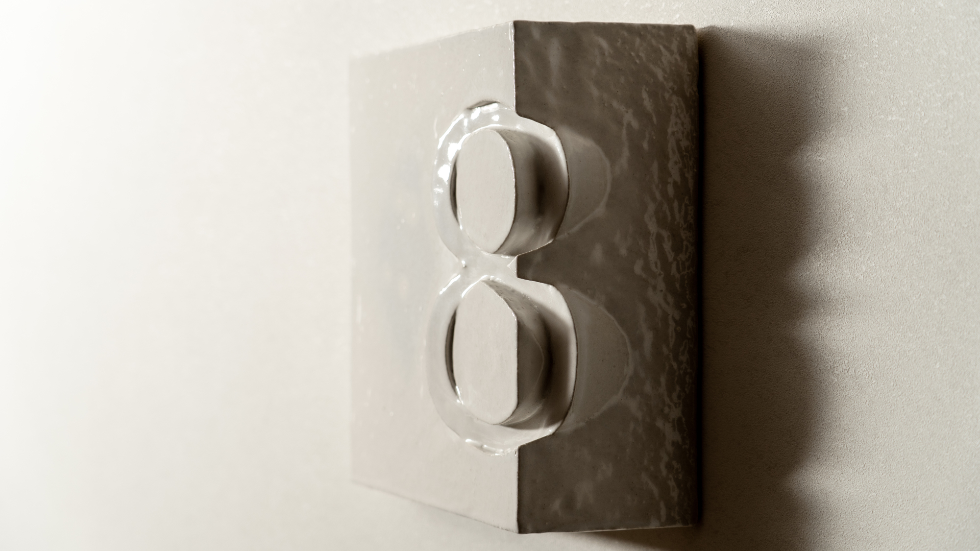 館内アート <階数表示> エレベーターホール