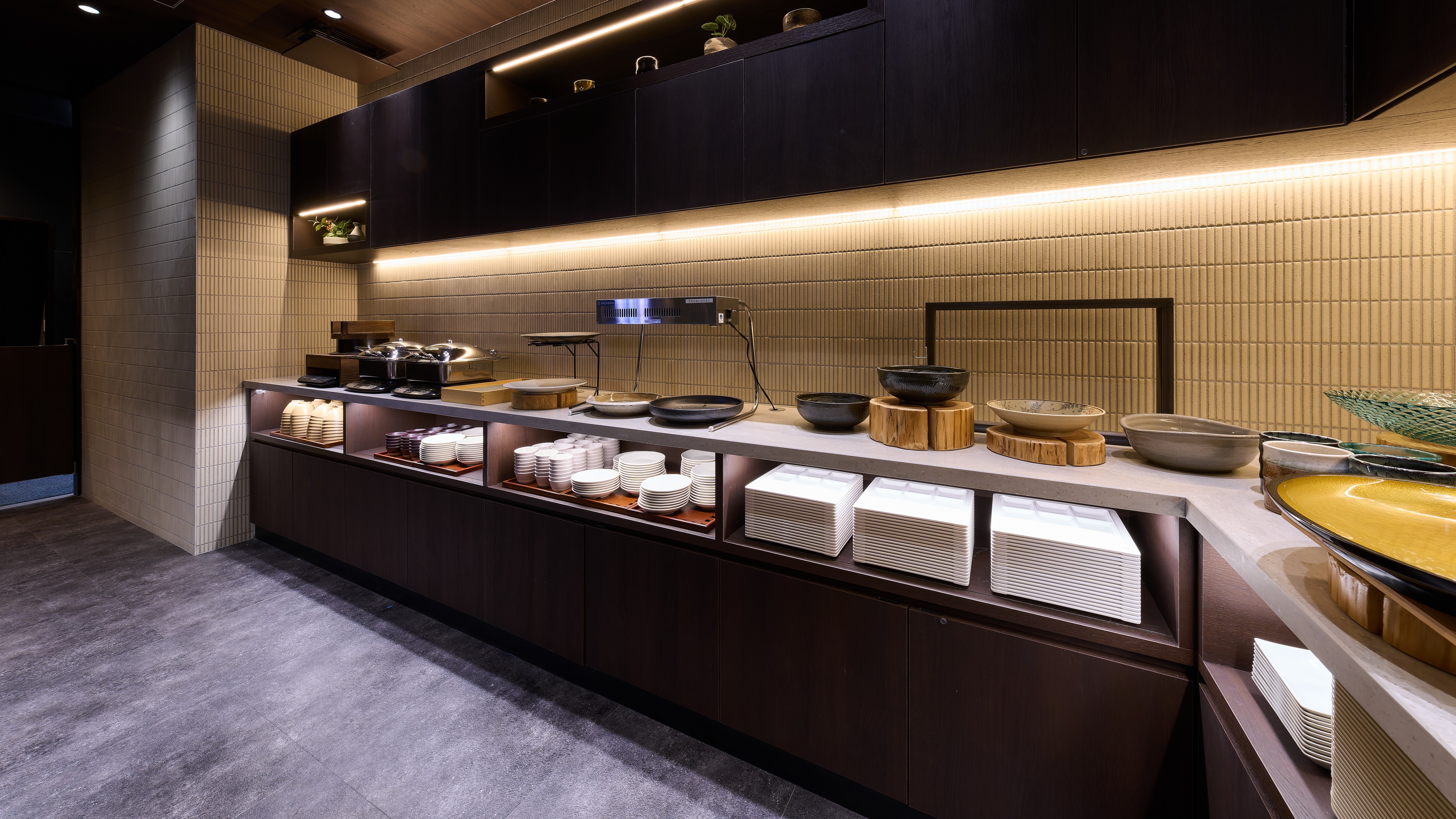 朝食ビュッフェ