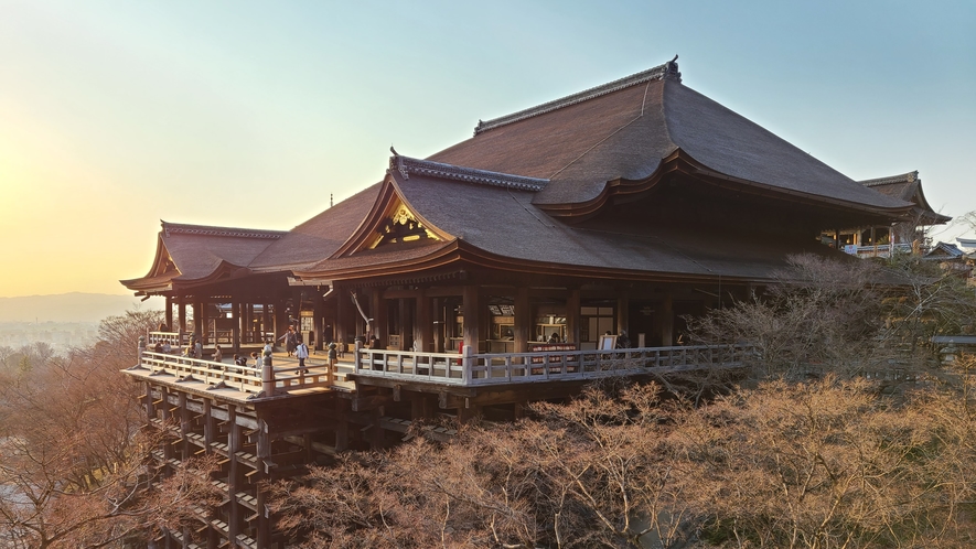 ▪清水寺▪ホテルからバスで30分。