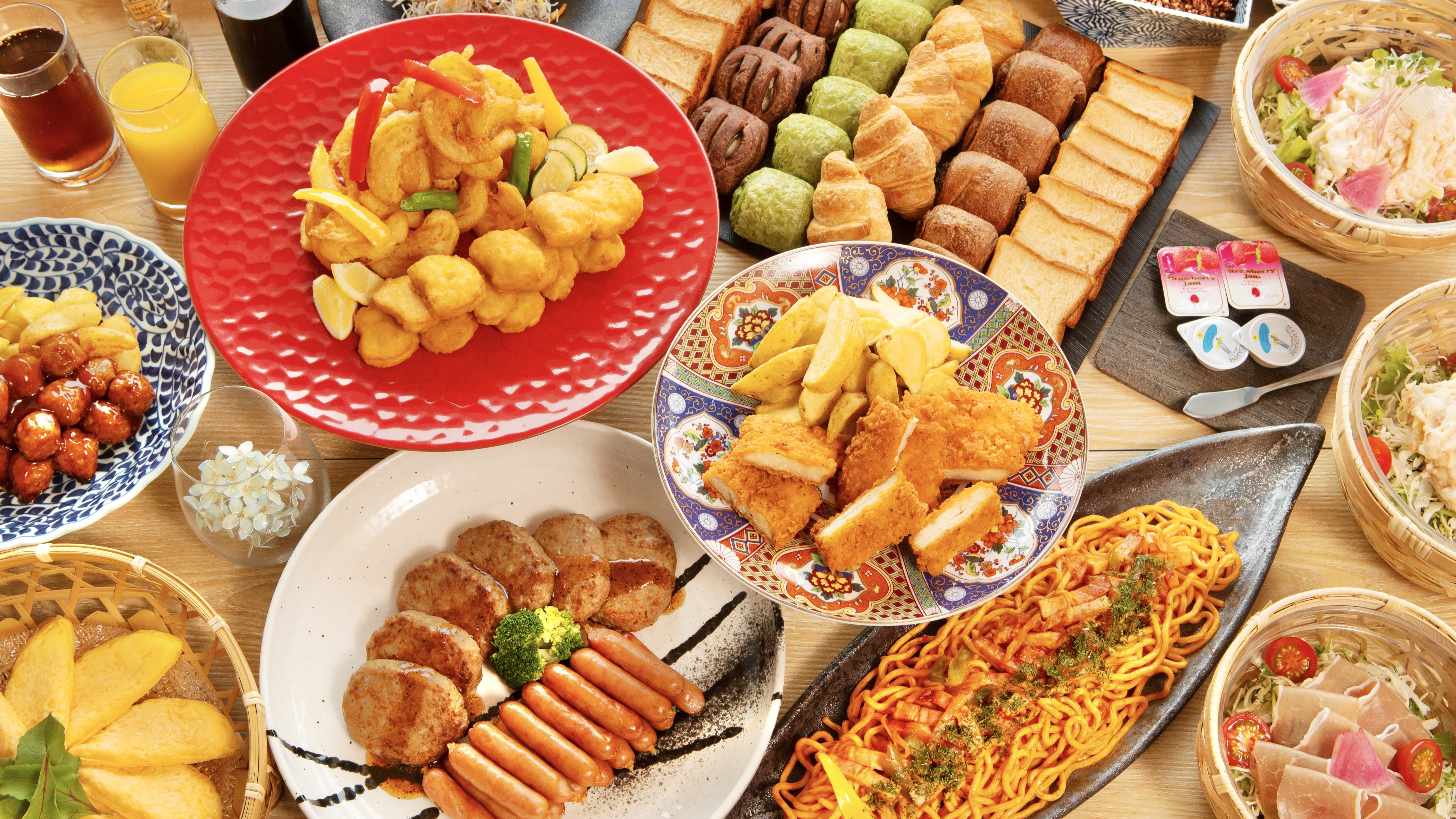 朝食ビュッフェ