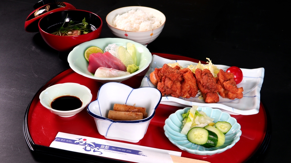 【一泊二食付】おかえりなさい♪ボリューム満点の日替わり定食で元気モリモリ