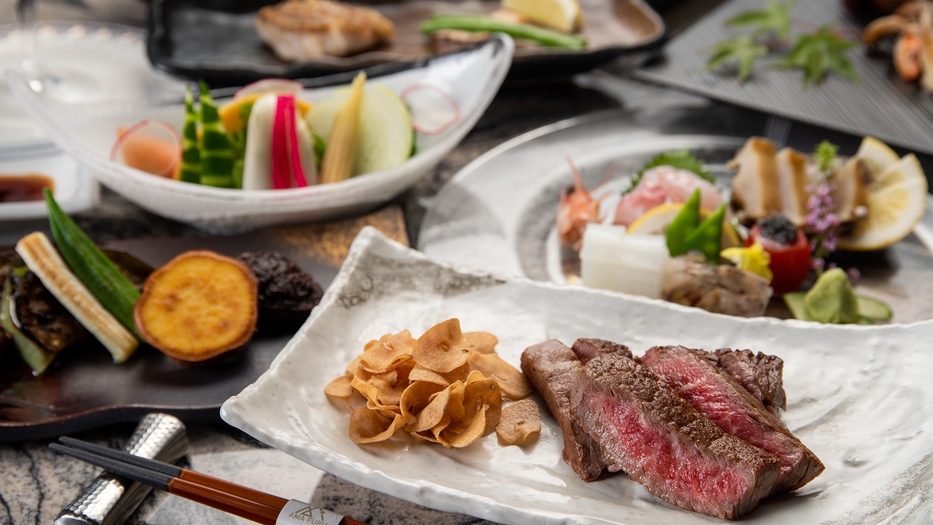 ＜1日2組限定＞鉄板焼きコース（1泊2食付）