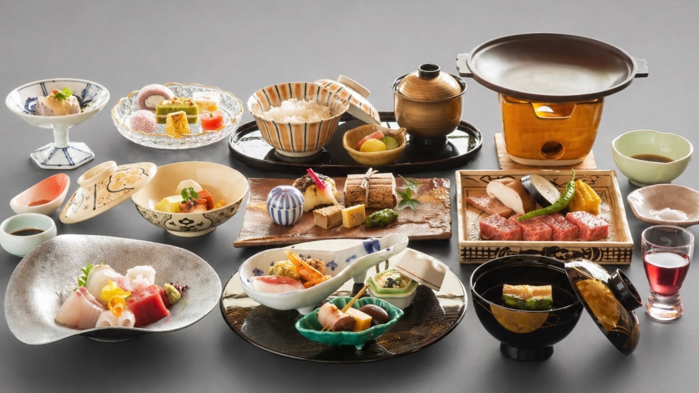 総料理長厳選！【月舟会席】匠の技を持つ総料理長が、伝統の技術で彩り創る本格和風会席をご堪能下さい