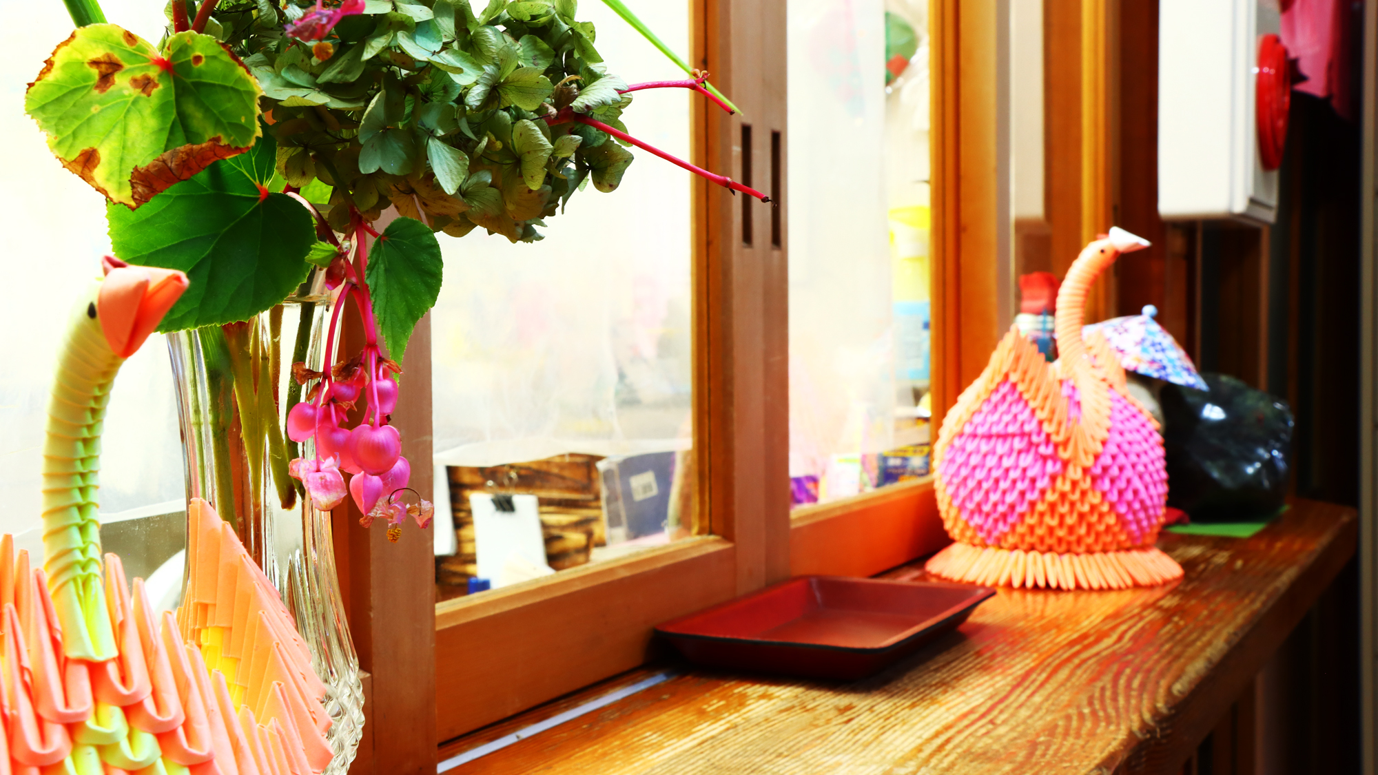 フロント_日帰り・宿泊のお客様はこちらからお手続きをお願いします!