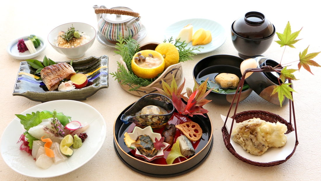 【ホテルアナガ1泊2食スタンダードプラン】ご夕食は和食レストランでご用意！旬の創作料理プラン
