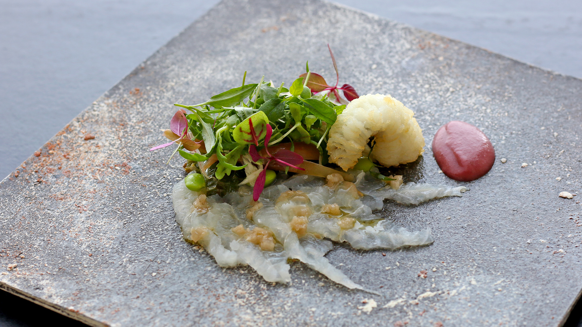 鱧のサラダ仕立て