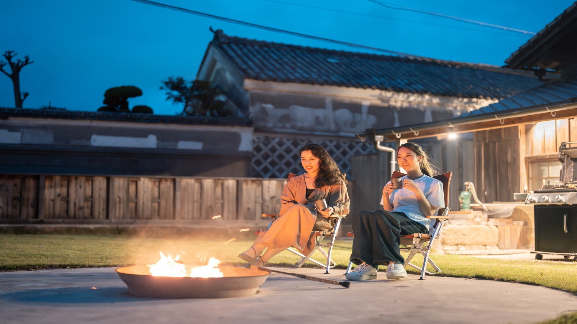 矢源501｜焚火に癒されるひととき。