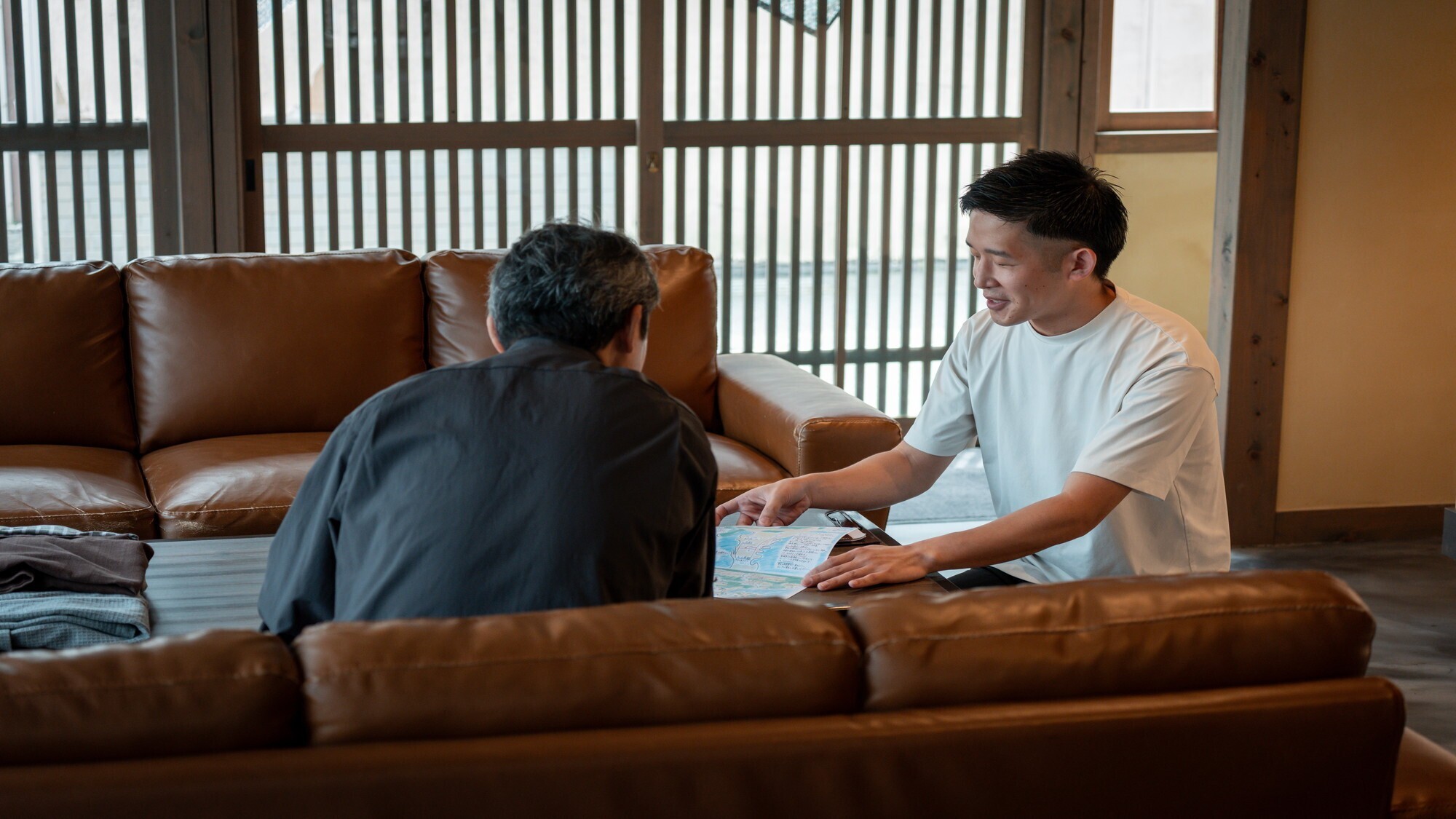 チェックイン風景