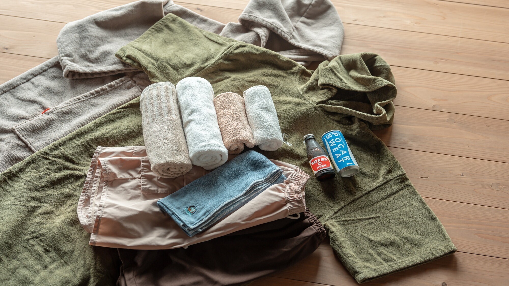 益野701｜サウナタンブラーとポンチョ