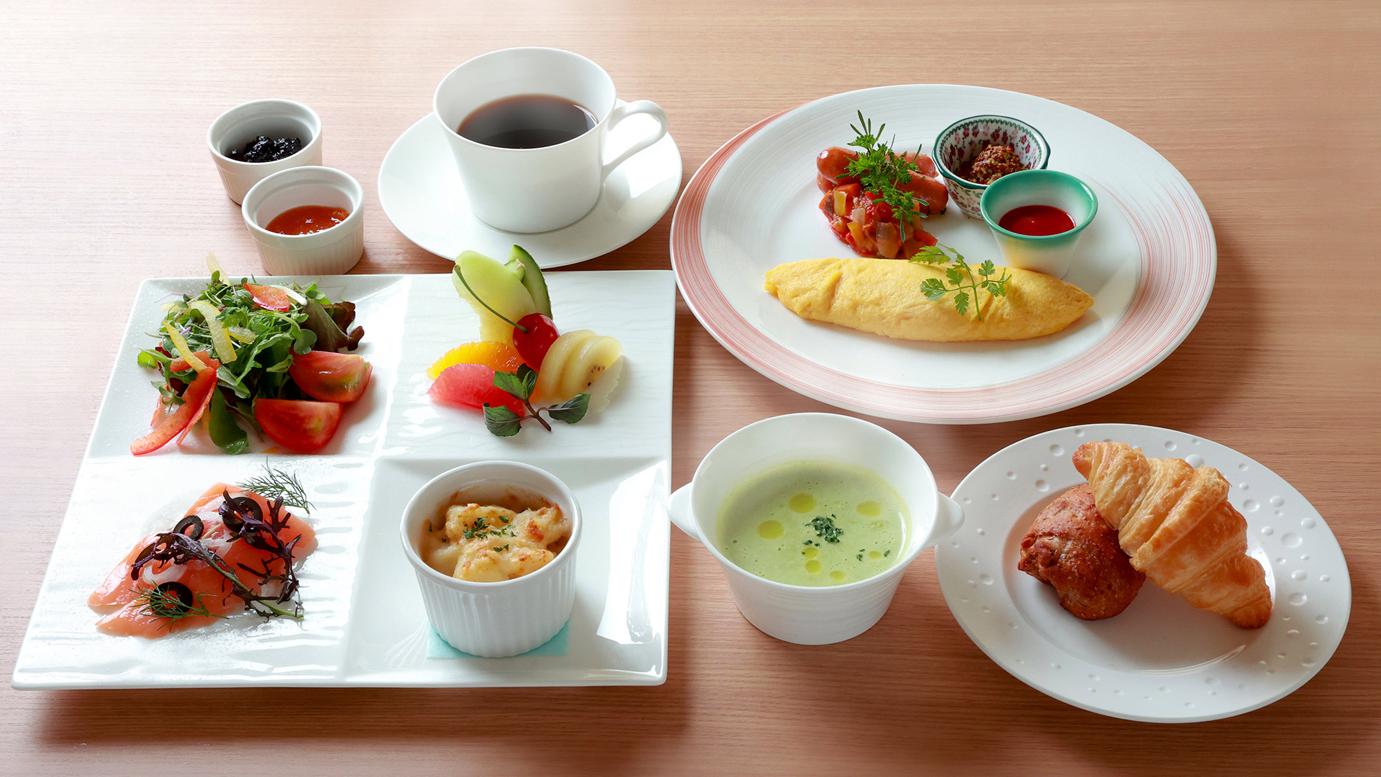 【ご朝食（洋）】連泊のお客様限定　洋朝食メニュー