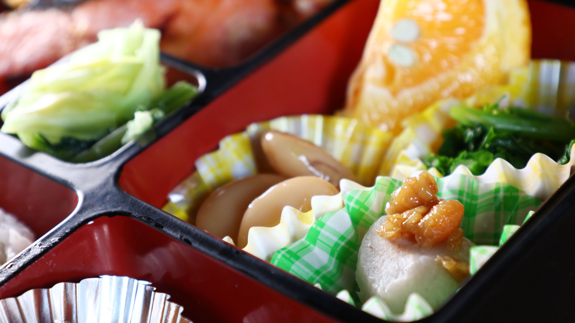料理◆朝食一例　食事処女将お手製松花堂弁当　*