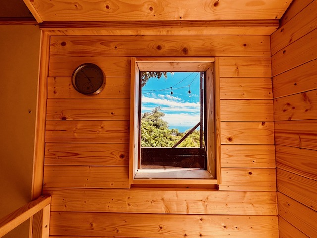 サウナからの景色