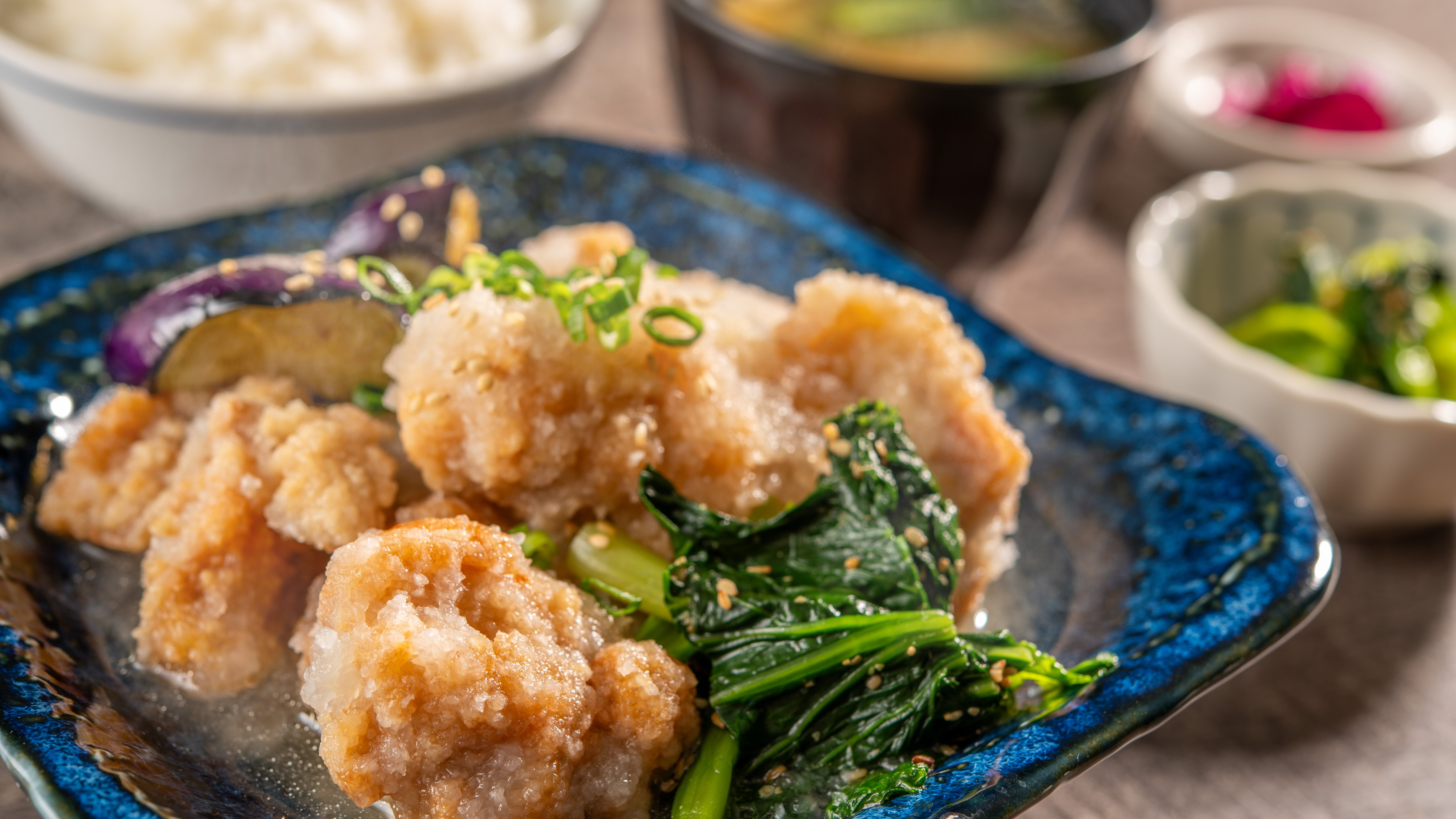 ランチ「鶏からあげのみぞれ煮定食」
