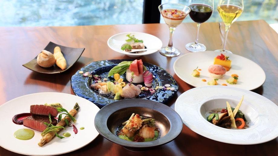 【夕朝食付】ミシュランキーホテル記念ディナーコースとご朝食＜アペロタイムや季節のアフタヌーンティ付＞