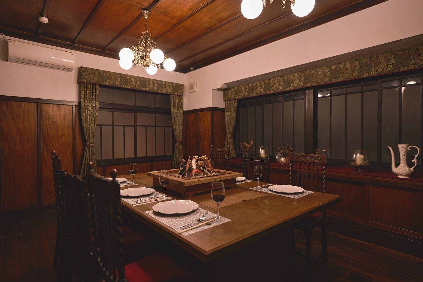 【古民家一棟貸し】古民家で楽しむ囲炉裏串焼き