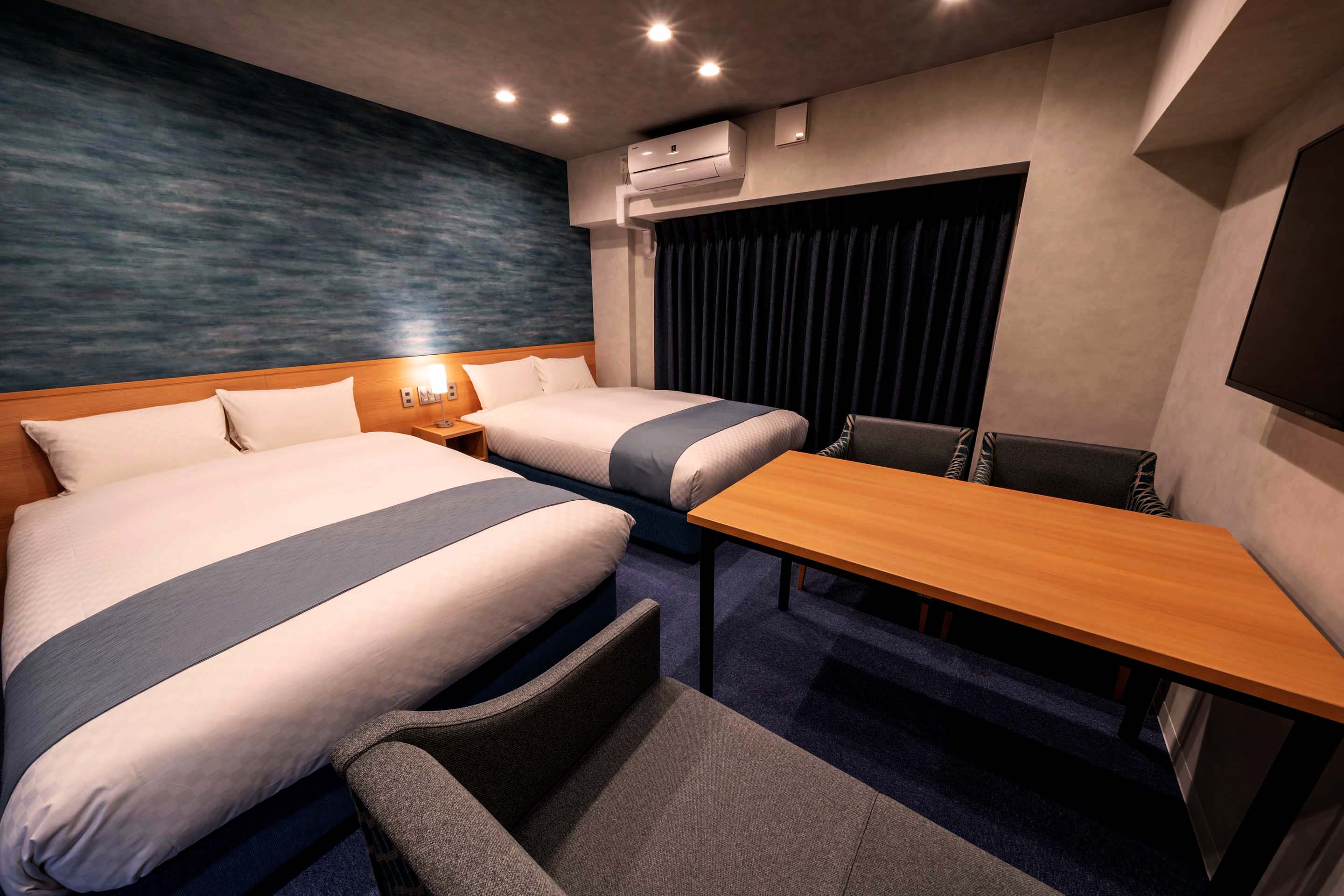 【ダブルベッド2台】Superior Quad