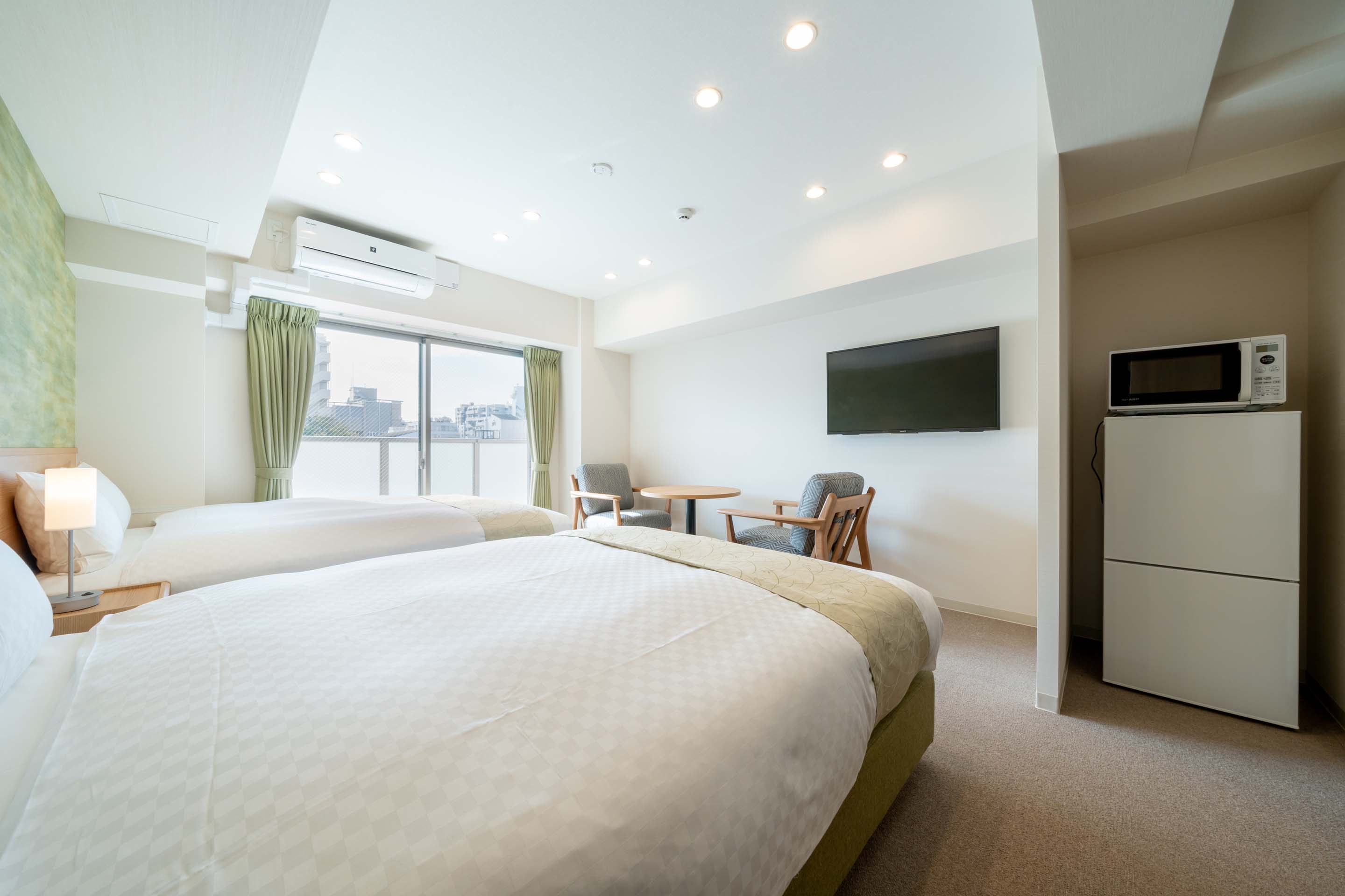 【ダブルベッド2台】Standard eco