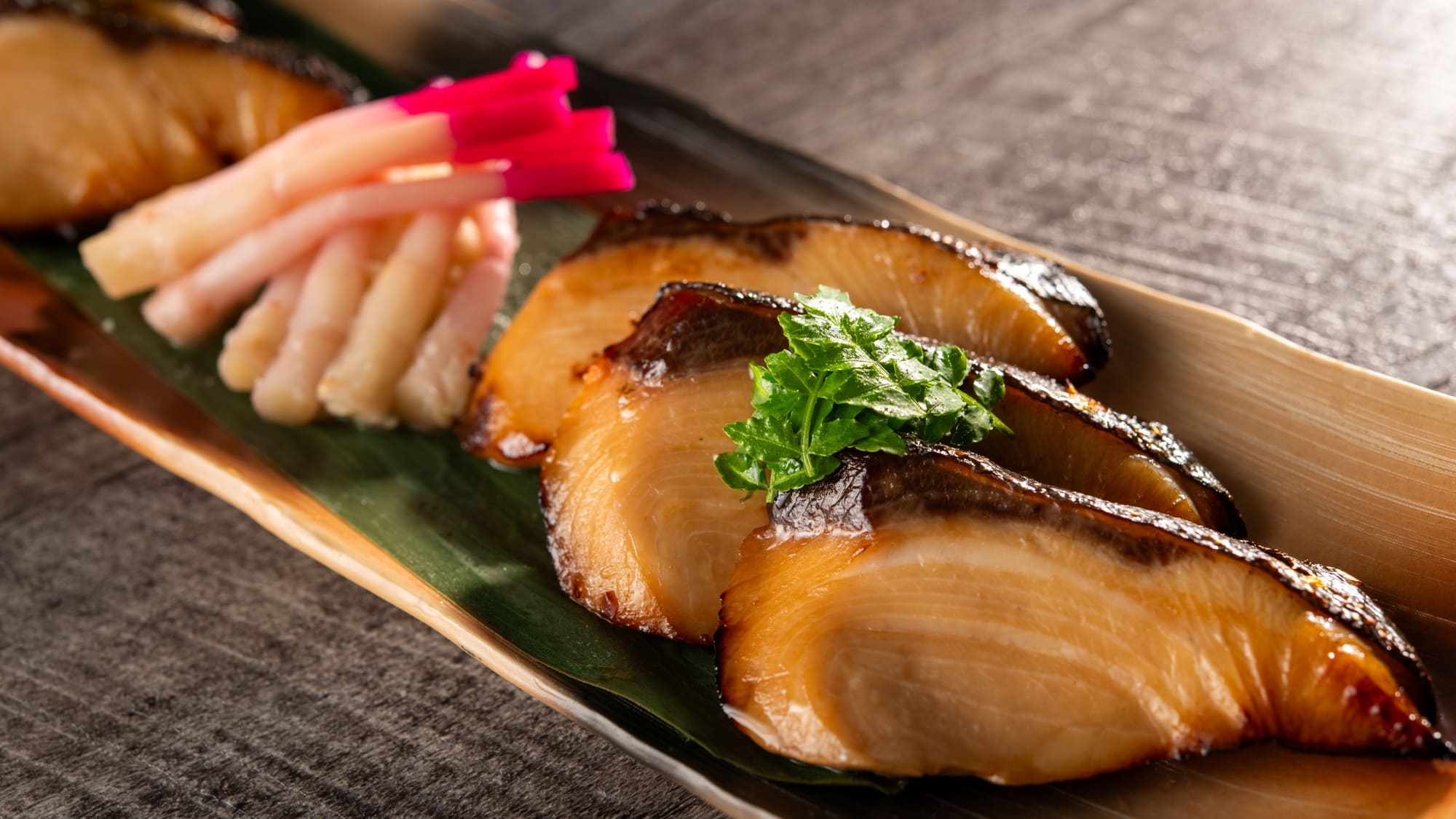 ディナービュッフェ：冬メニュー ぶりの照り焼き