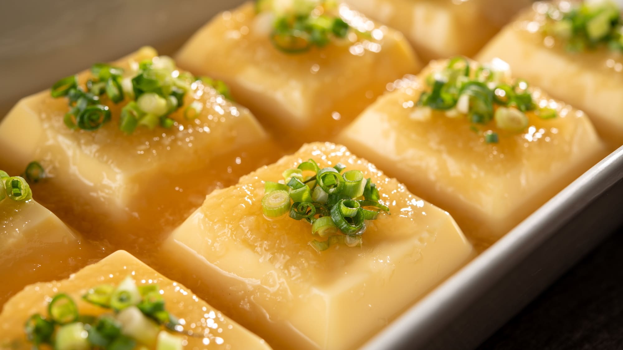 ディナービュッフェ：冬メニュー 卵豆腐のあんかけ風