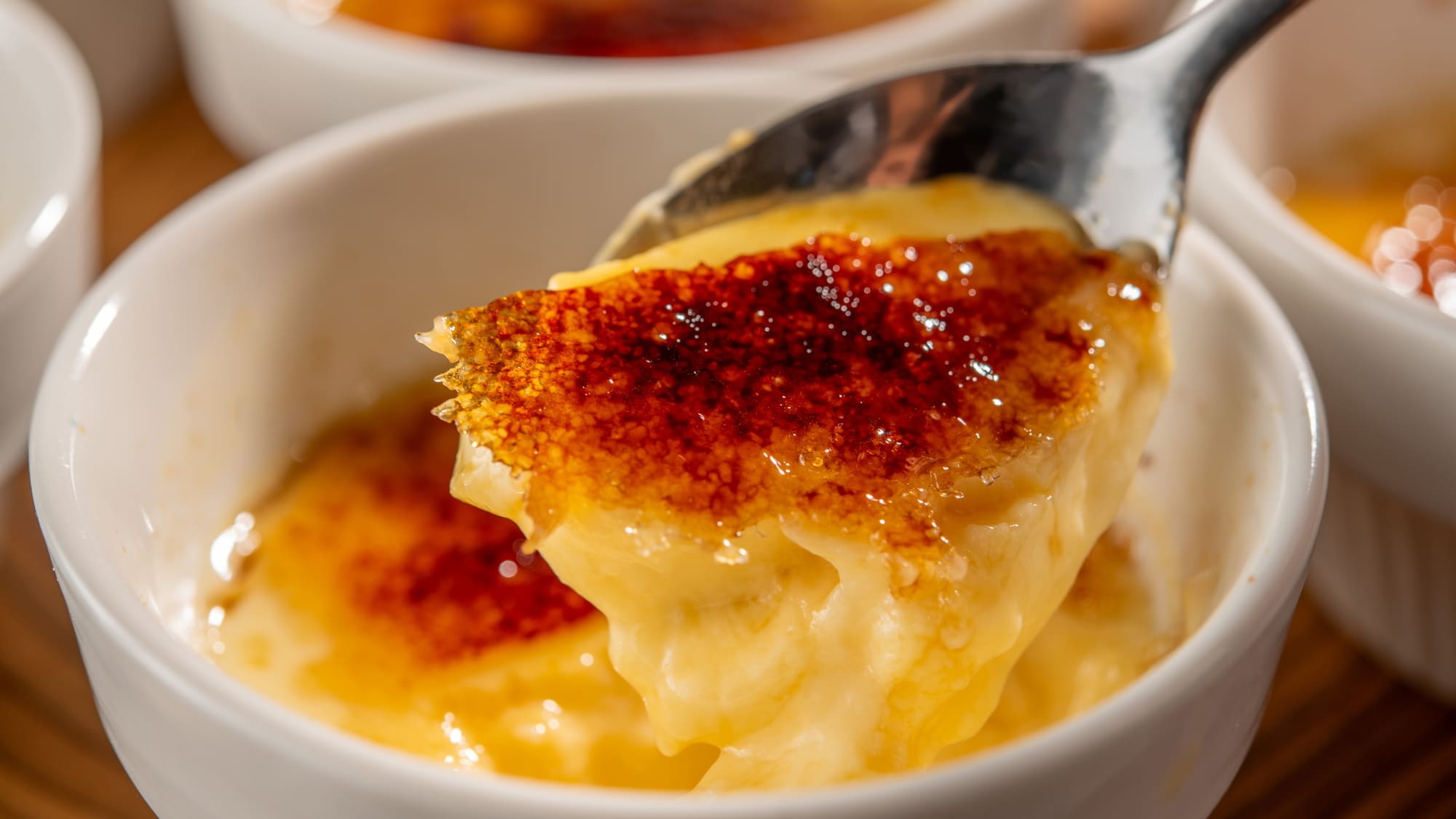 ディナービュッフェ：冬メニュー クリームブリュレー