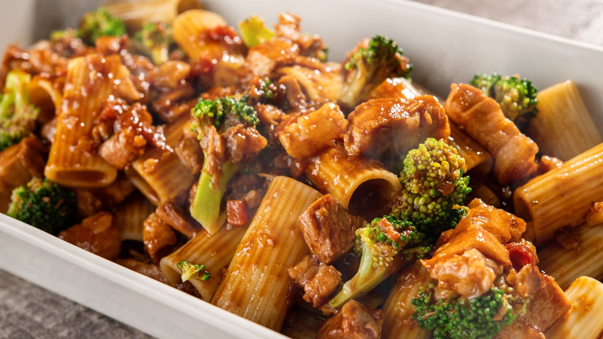 ディナービュッフェ：冬メニュー 上州麦豚ラグーパスタ　十石味噌風味