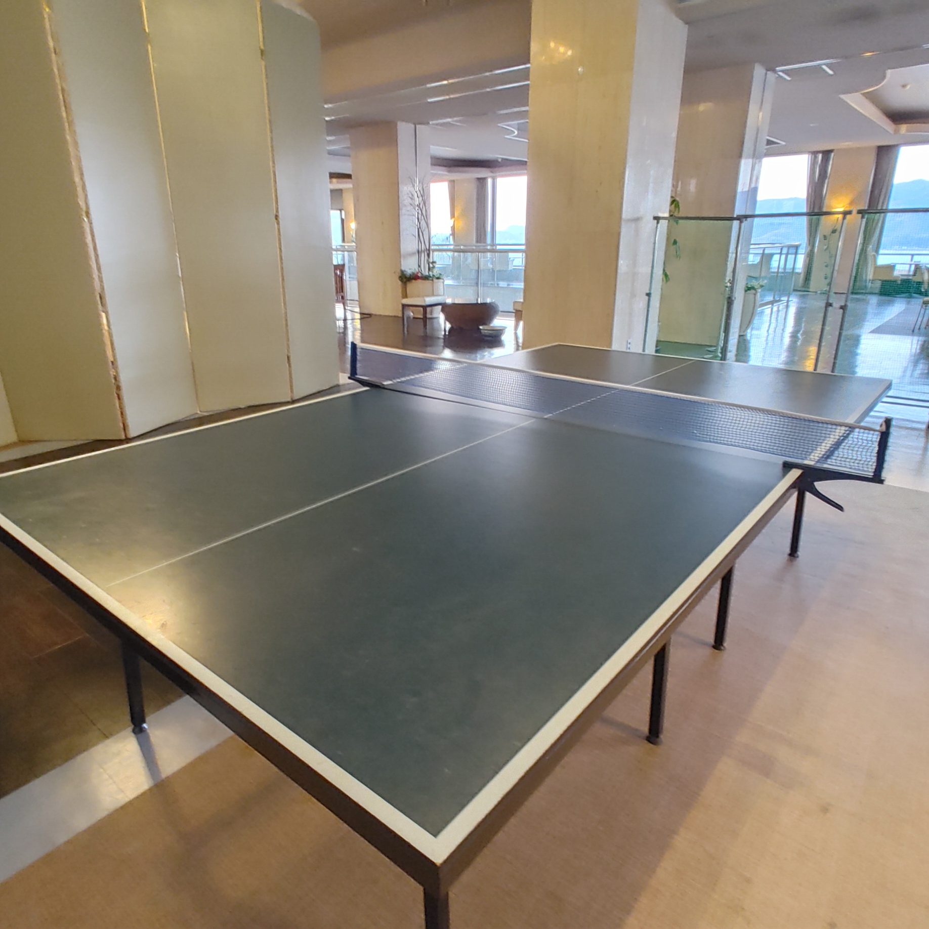 卓球台あり