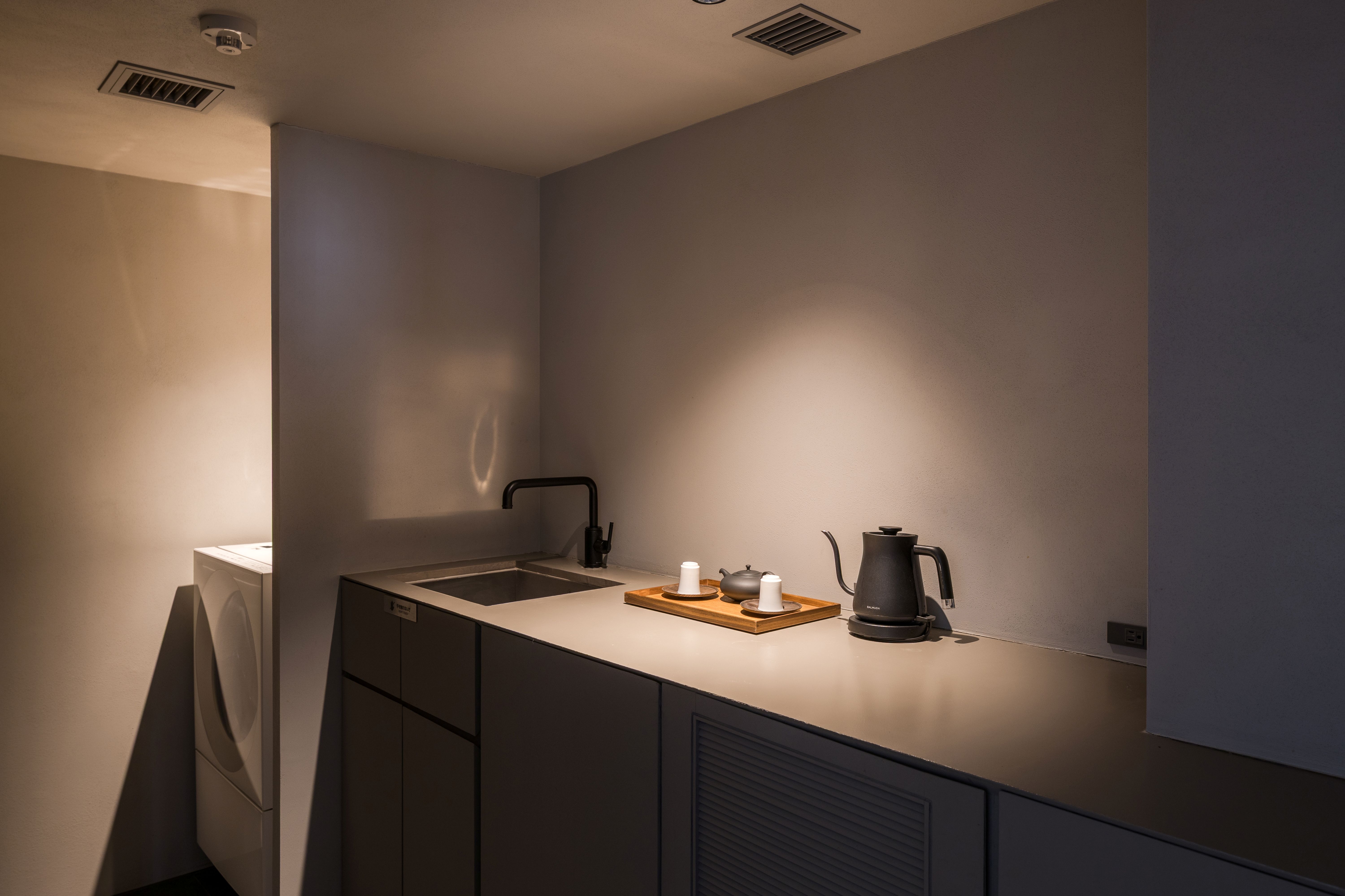 ダブルルーム木屋町ビュー　簡易キッチン