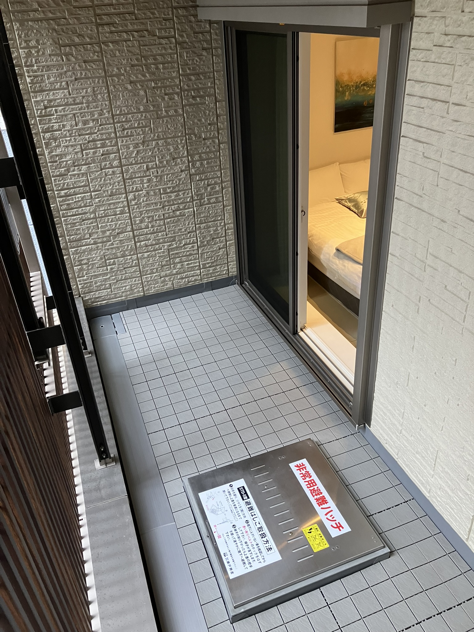 3号室系ベランダ