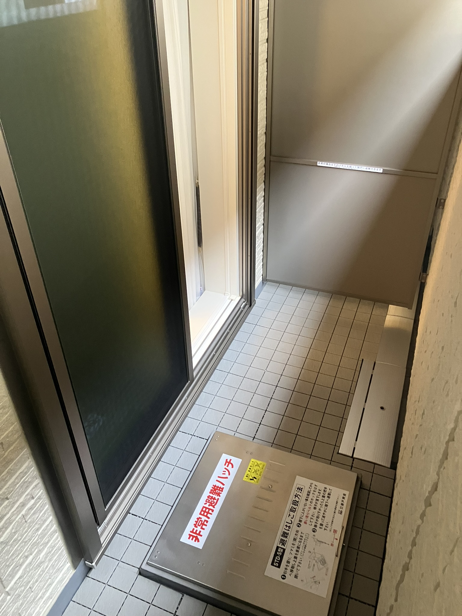 2号室系ベランダ