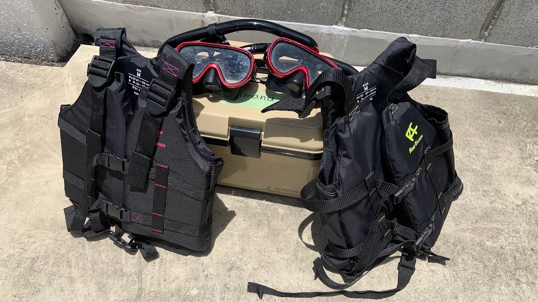 一棟貸しで満喫！シュノーケル・ライフジャケット・クーラーボックス・ポリタンク無料レンタル付き！