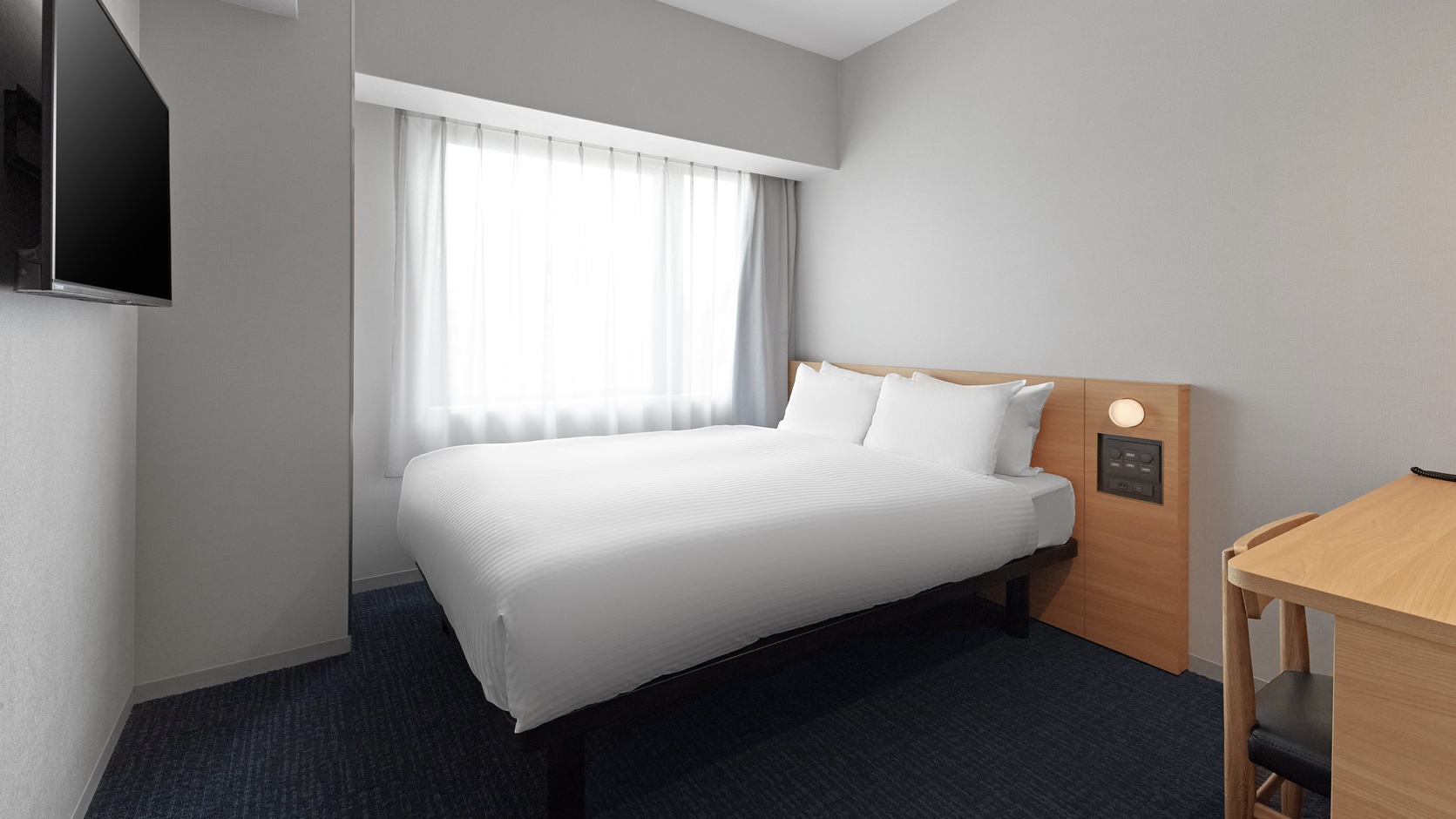 【全室禁煙】ダブル　140cmベッド