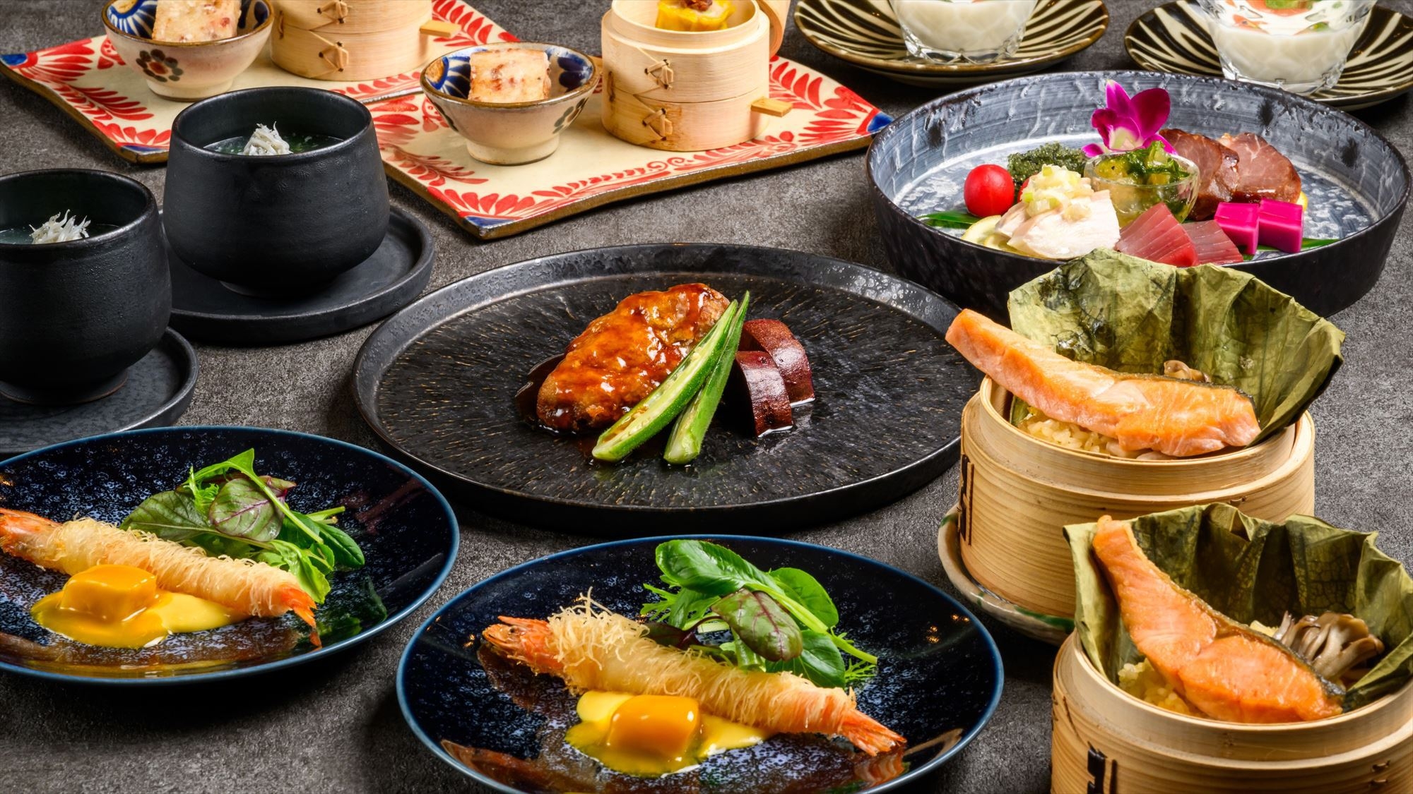 【スタンダード｜2食付】 沖縄の食文化と中国料理が奏でる「琉球チャイニーズ」を、コースで