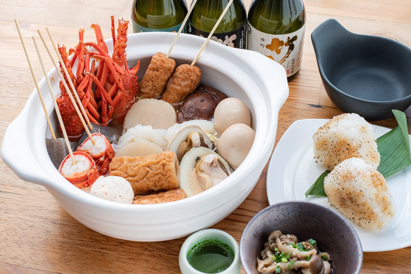 【1泊夕朝食付/美味少量】冬限定　“ハマグリ出汁おでん”　房総産日本酒1本付き