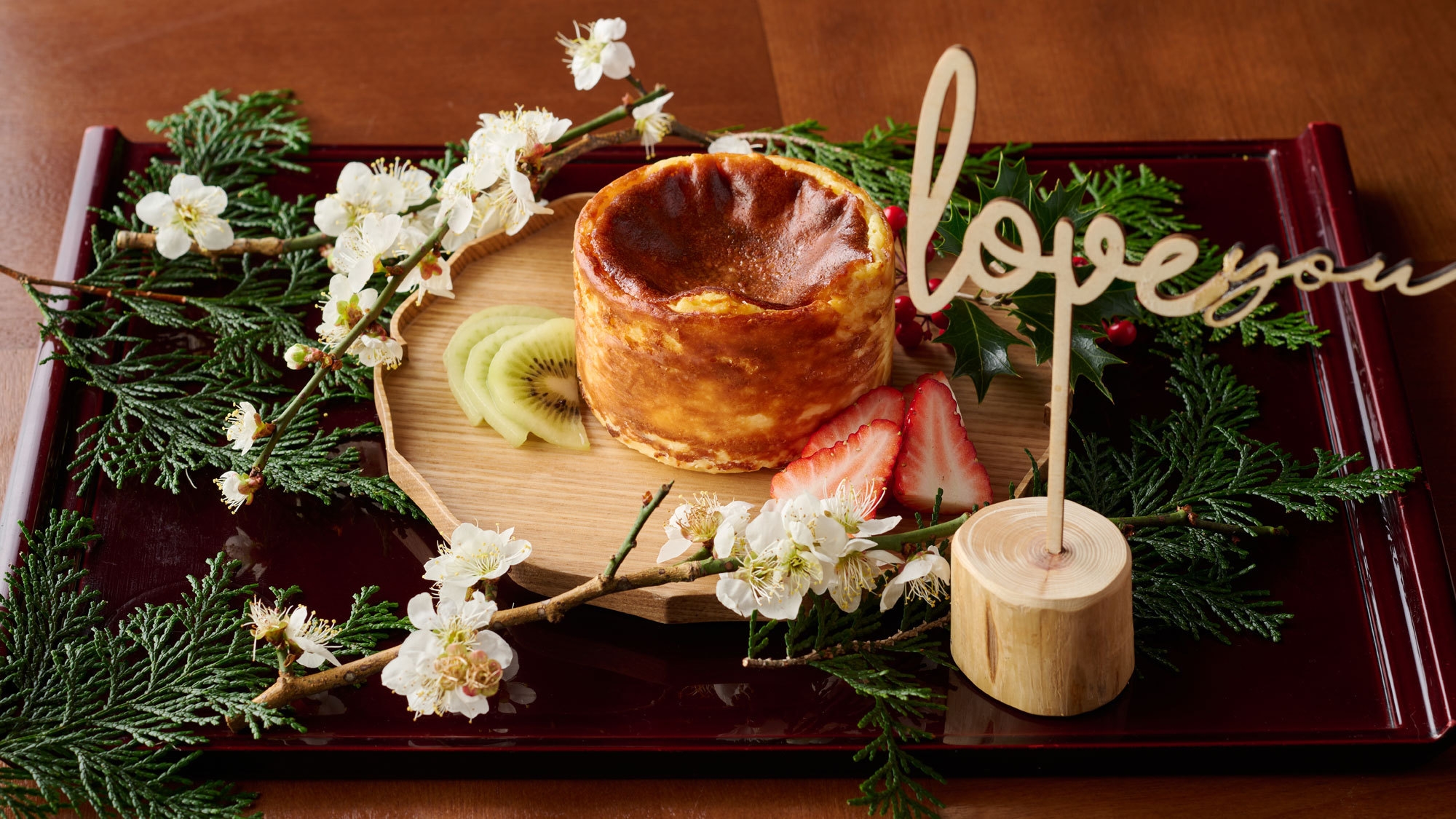 【1日2室 おちあいろう記念日プラン 】 特製ケーキ＋レイトチェックアウト付（夕・朝食・ラウンジ含）