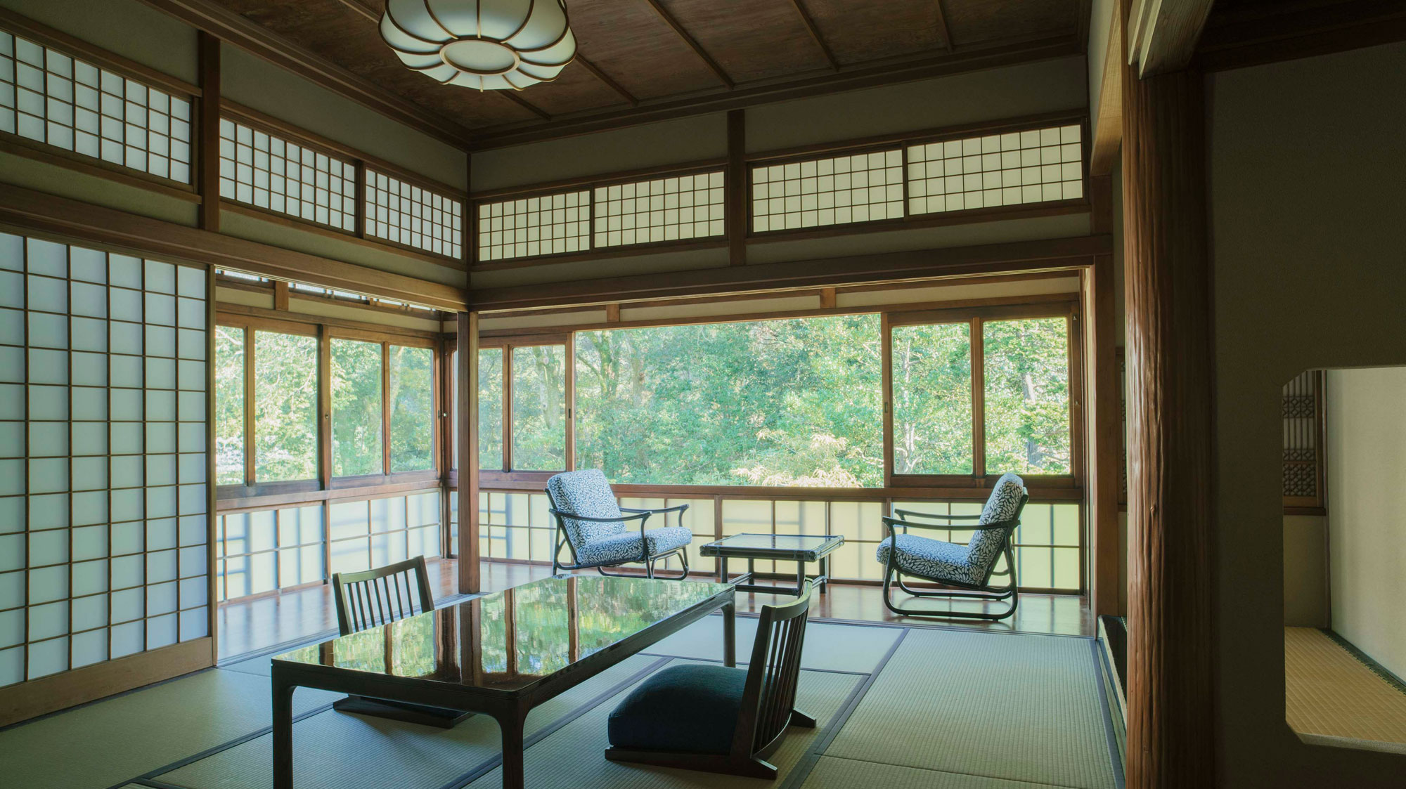 【早蕨】和洋室（ベッドタイプ） 源泉かけ流し内湯