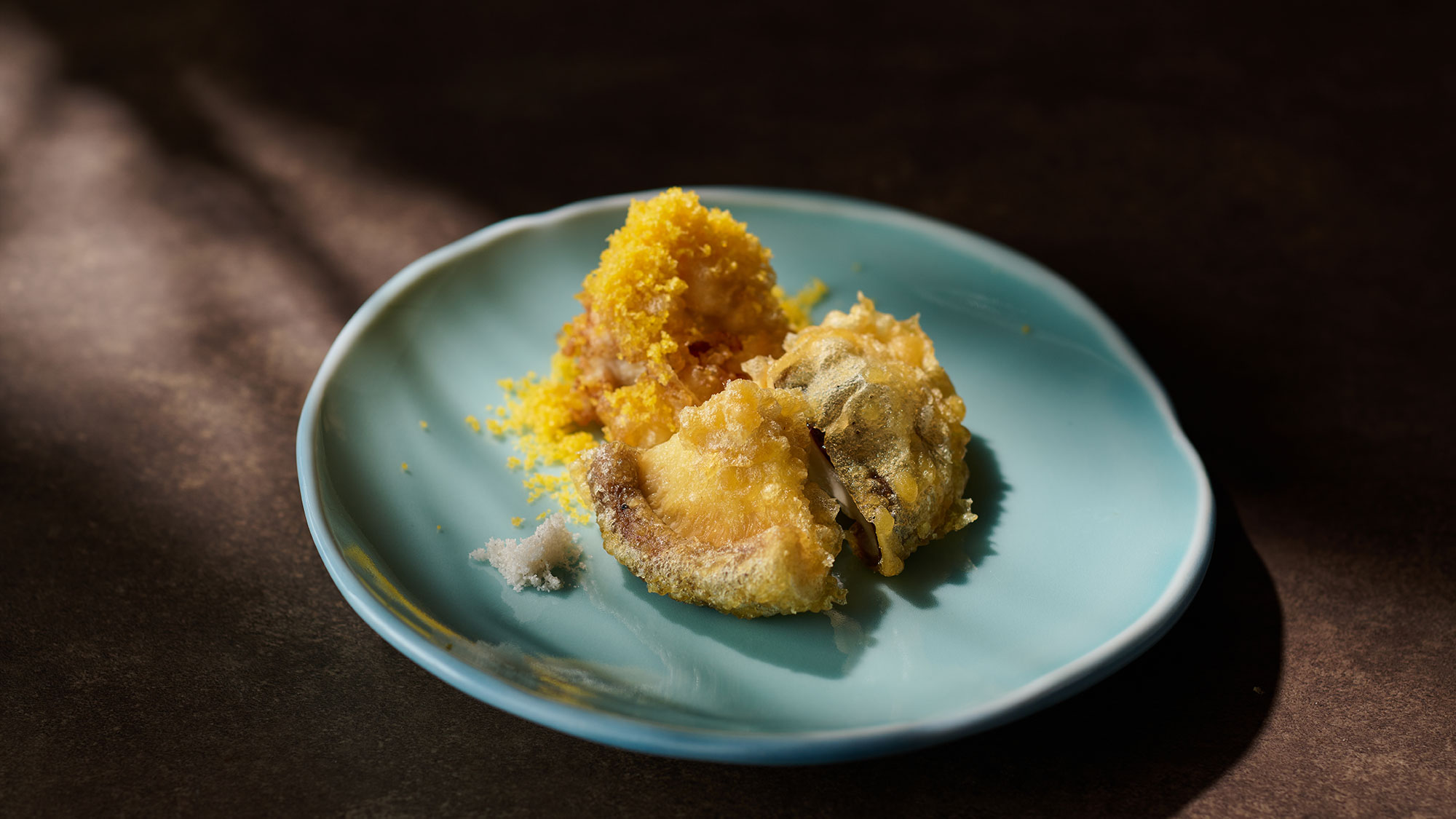 【冬の献立一例】雲子 椎茸 唐墨 天麩羅