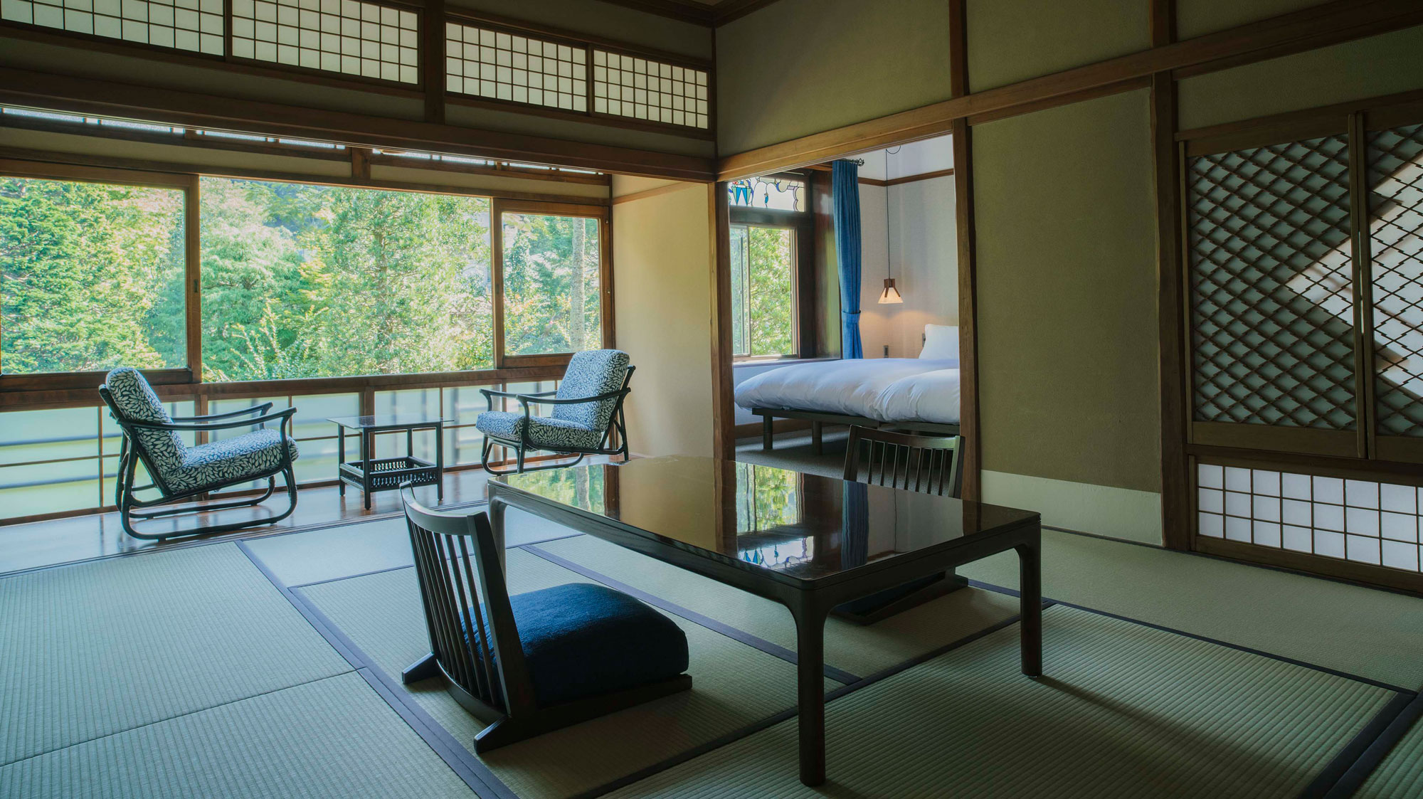 【桐壺】和洋室（ベッドタイプ）源泉かけ流し内湯