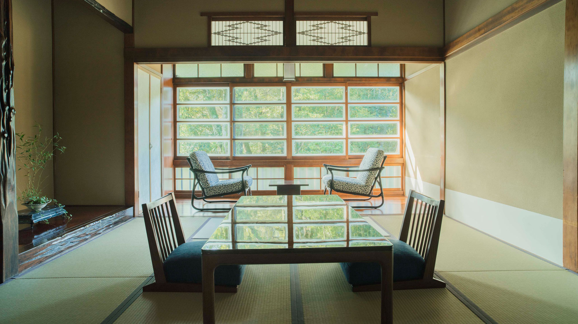 【山吹】和室二間（お布団タイプ） 源泉かけ流し内湯