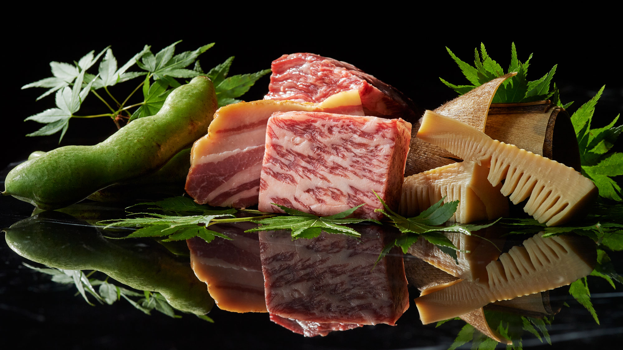 【ステーキハウス】 目の前で焼き上がる伊豆の新鮮な食材をお楽しみください