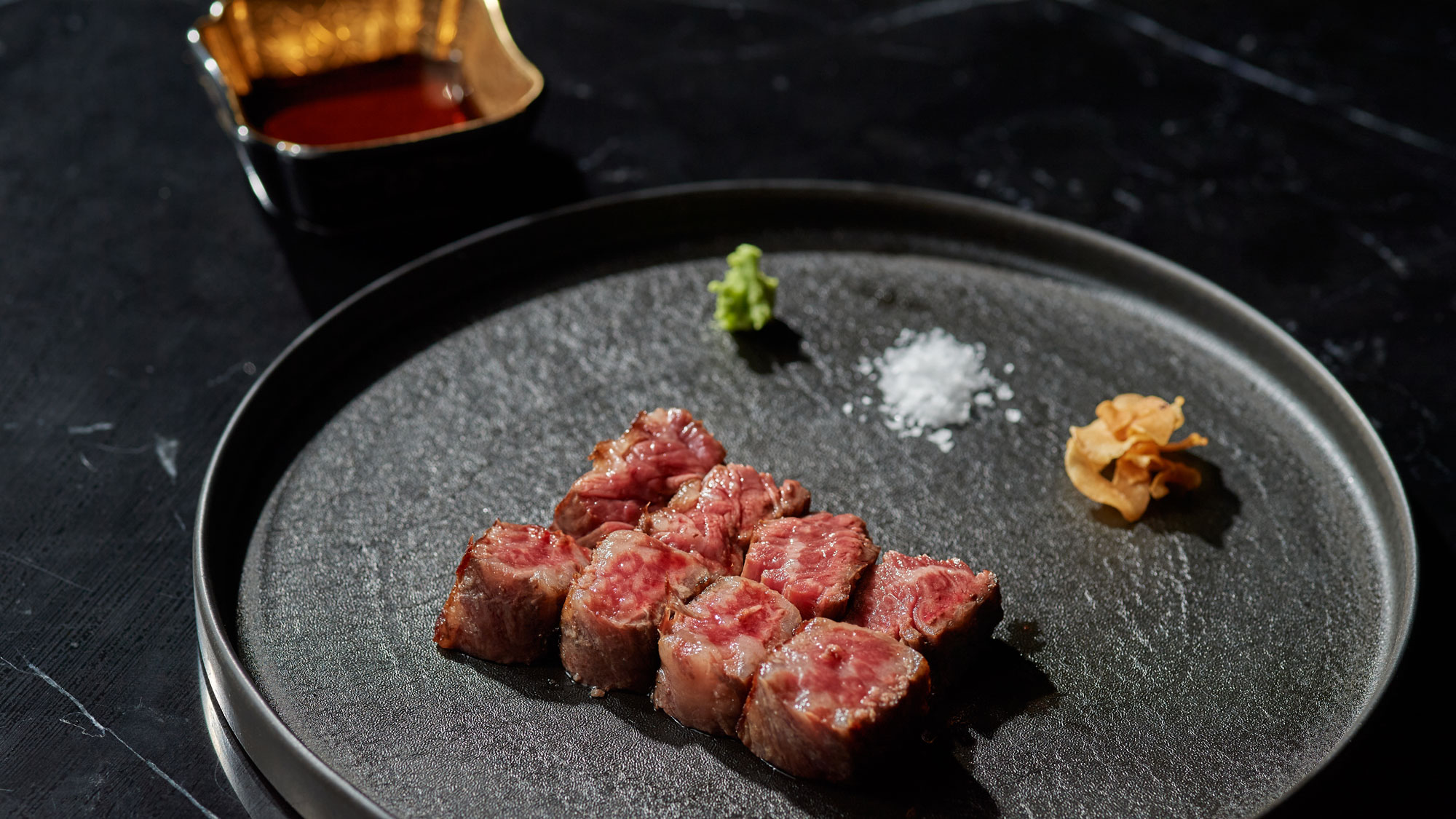 【ステーキハウス】夕食に鉄板焼をお選びいただけます